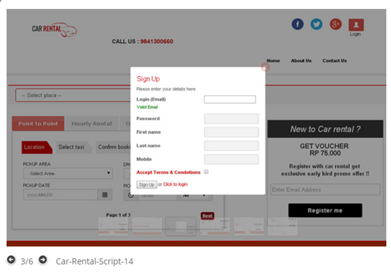 Car Rental Script: Car Rental Script