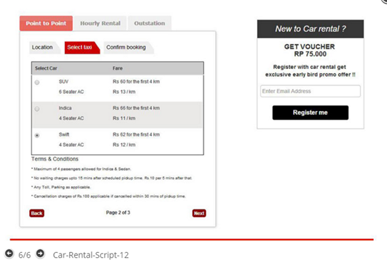 Car Rental Script: Car Rental Script